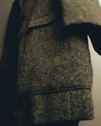 "BURBERRY LONDON" 00's-10's Classic wool tweed coat