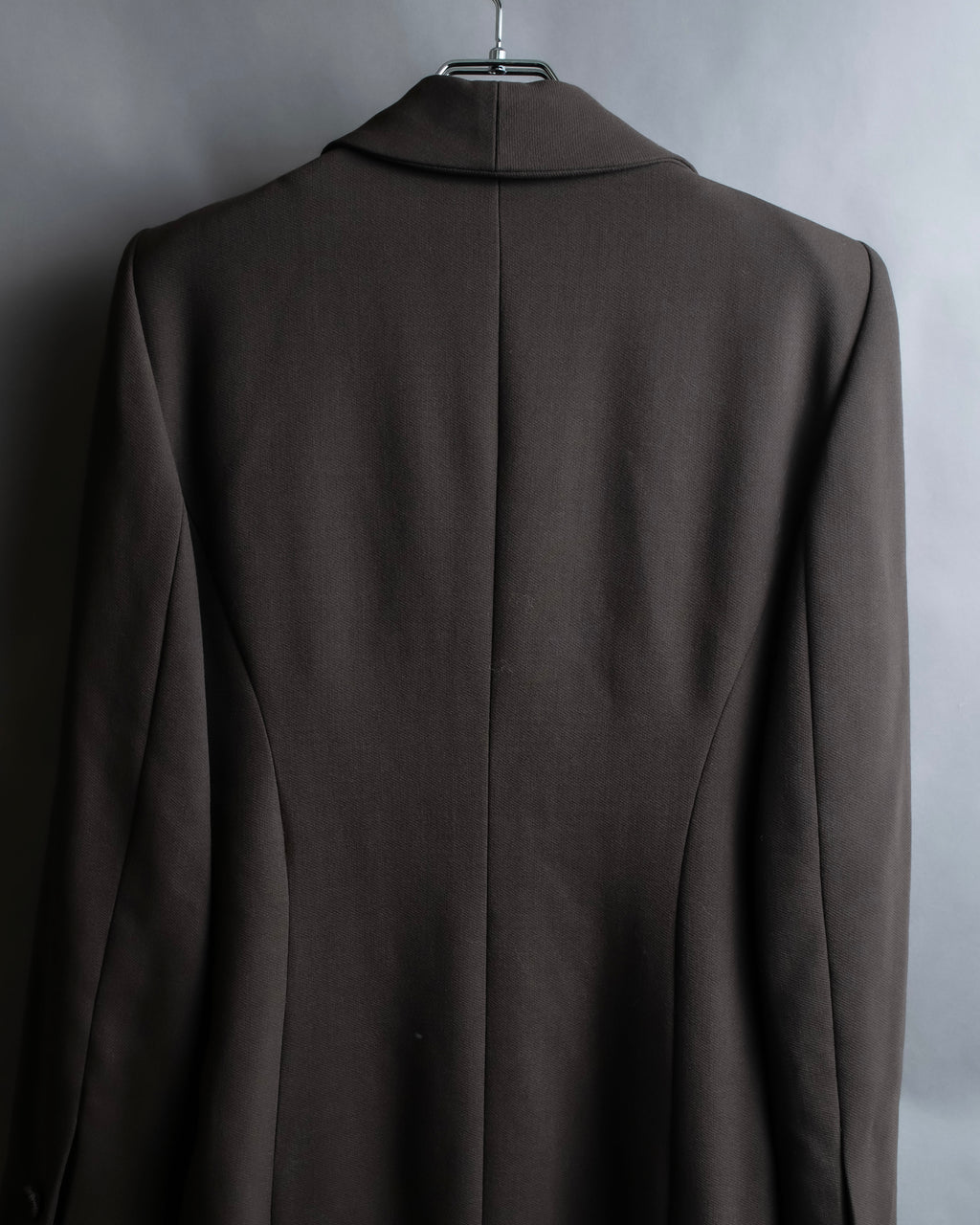 "Christian Dior Boutique Paris" Beautiful waist-shape shawl collar long coat