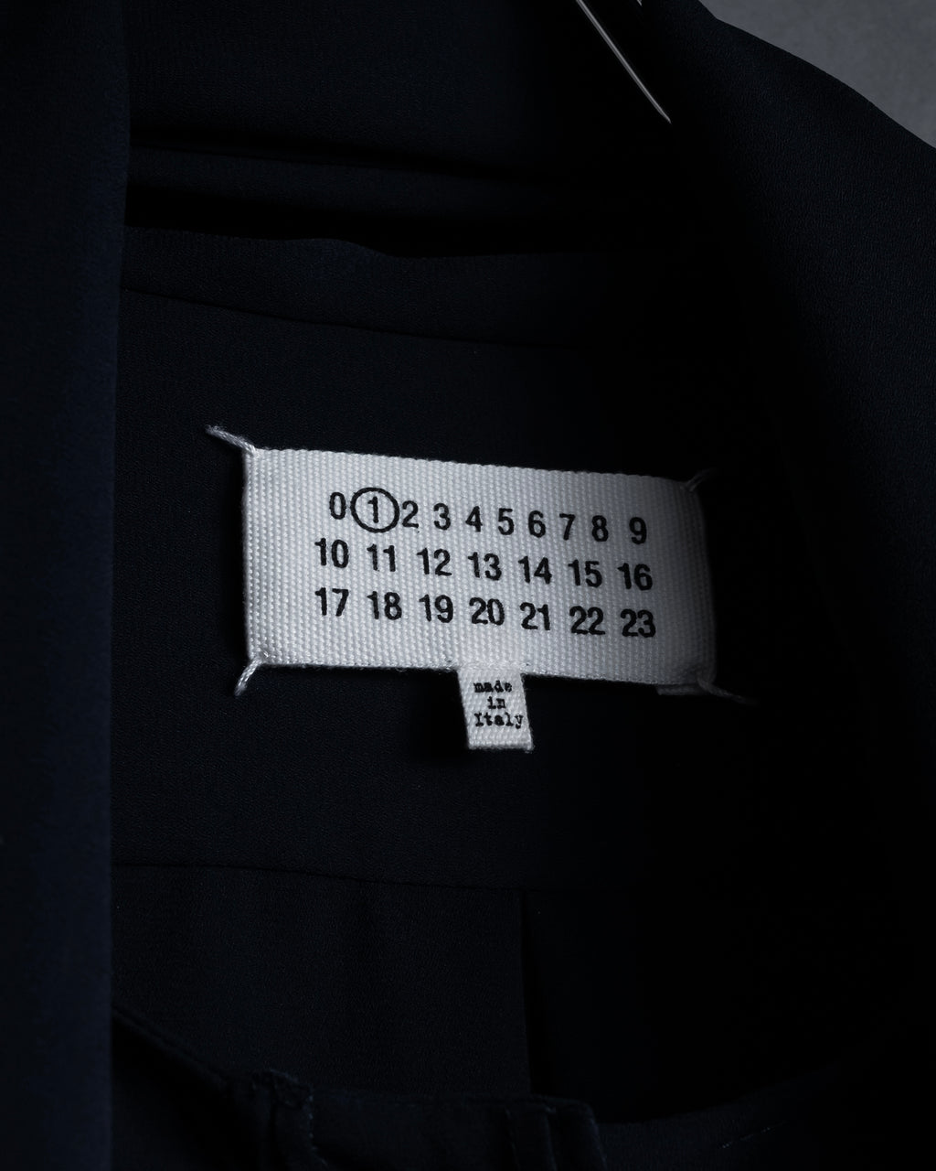 "Maison Margiela" 16SS Bow tie draping shirt