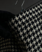 "Valentino Garavani" Houndstooth pattern lace velvet design set up