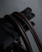 "YVES SAINT LAURENT" 11'year-12'year Chic Gabas leather bag