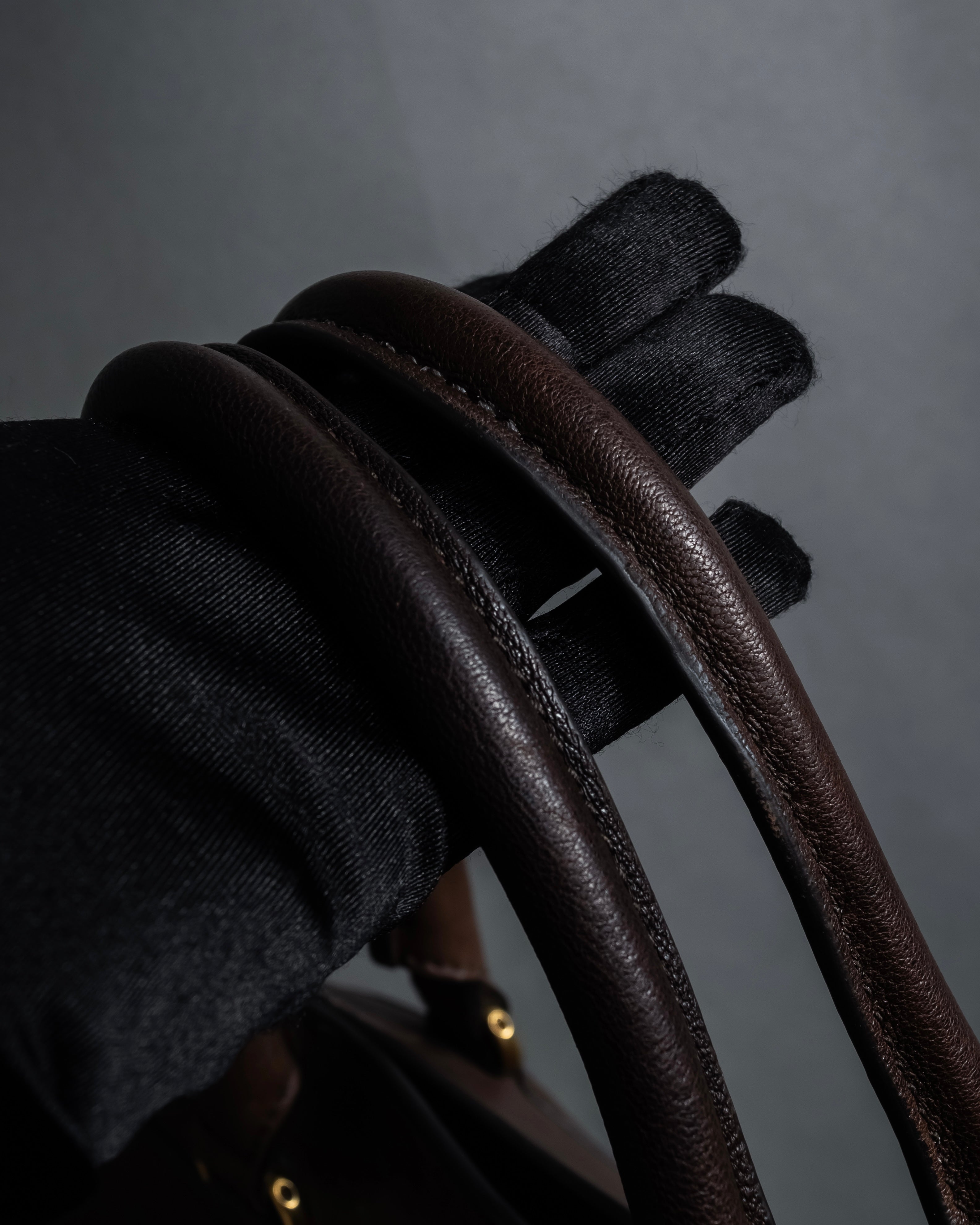 "YVES SAINT LAURENT" 11'year-12'year Chic Gabas leather bag