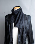 "KATHARINE HAMNETT LONDON" Angora wool shaggy scarf