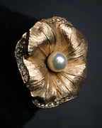 “Christian Dior” 70’s-80’s Pearl flower brooch