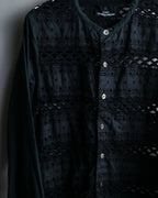 "tricot COMME desGARCONS" Playful fabric Feminine cotton cardigan