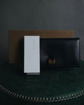 "GUCCI" Mid 00’s wood-lock leather long wallet