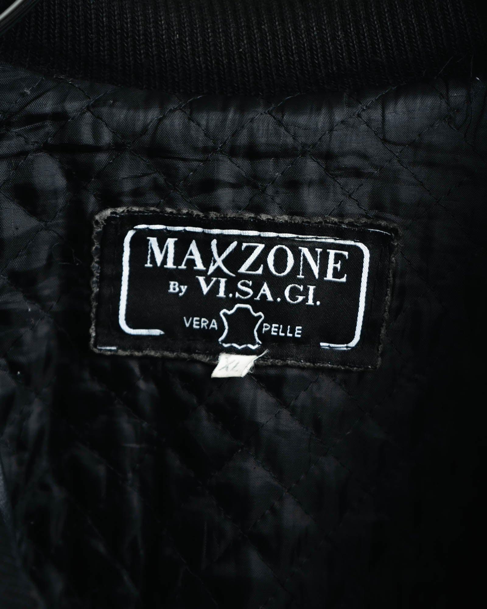 -MOOD MILLÉSIMES- 80’s-90’s softly draped leather bomber jacket