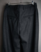 “CELINE” Post-2018 Glen check wool tailored trousers