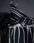 "GUCCI" Handwritten calligraphy pattern silk shirt