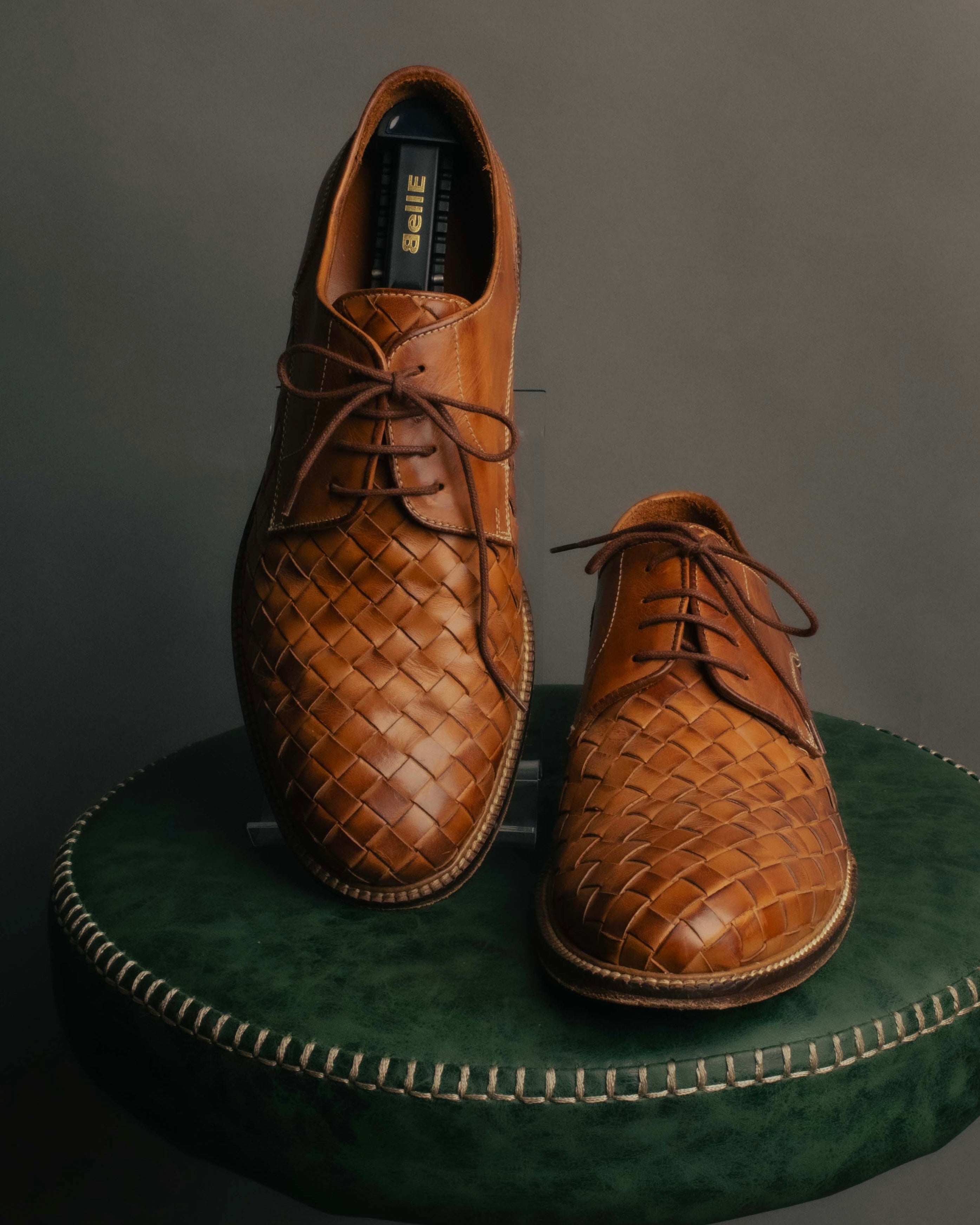 "Vintage" 90’s-00’s Handwoven derby shoes