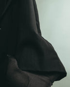 “COMME des GARCONS” 90’s black tailored long coat