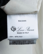 "Loro Piana" Multi-stripe pattern natural color shirt