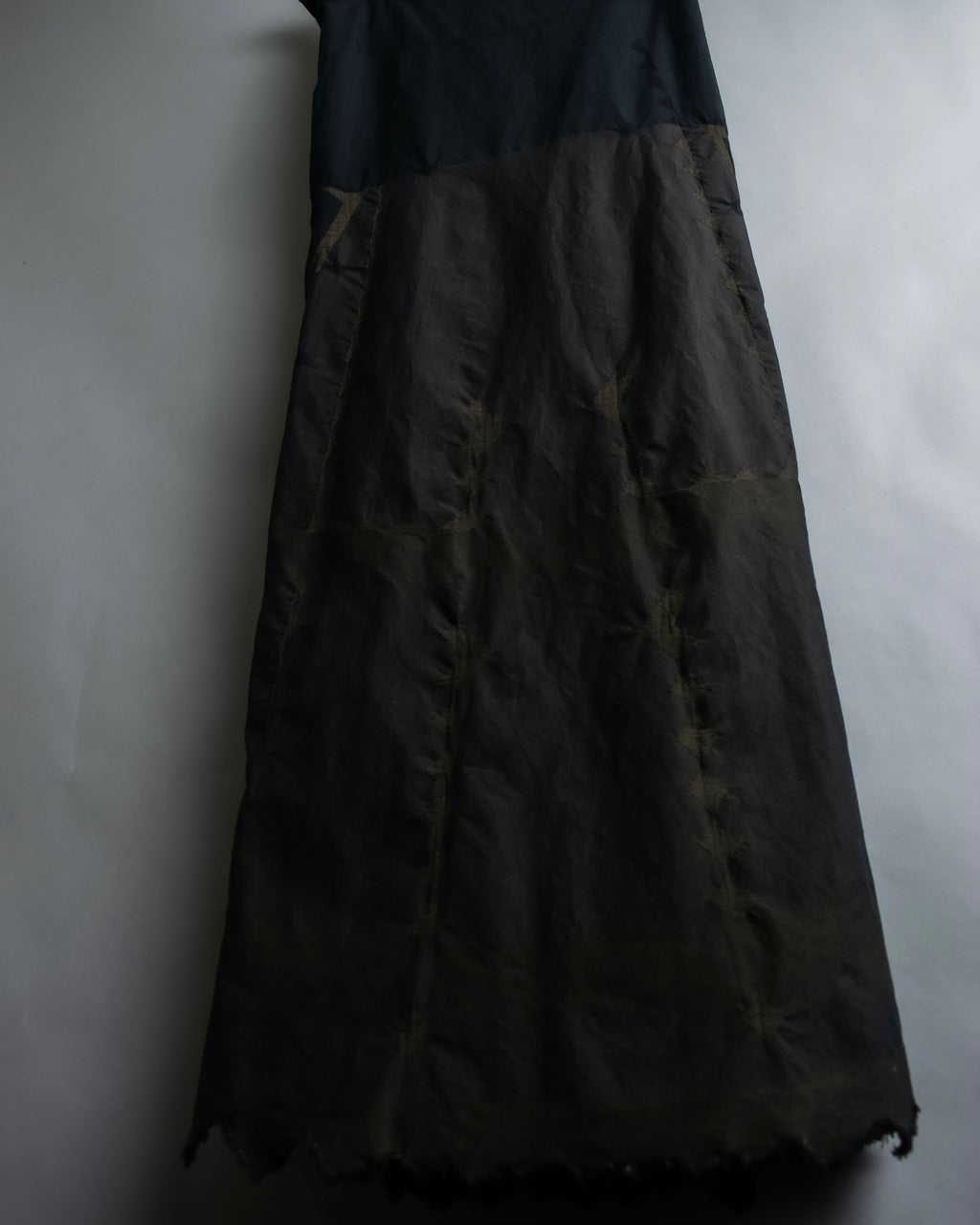 "A-POC" Wrap design high slit skirt