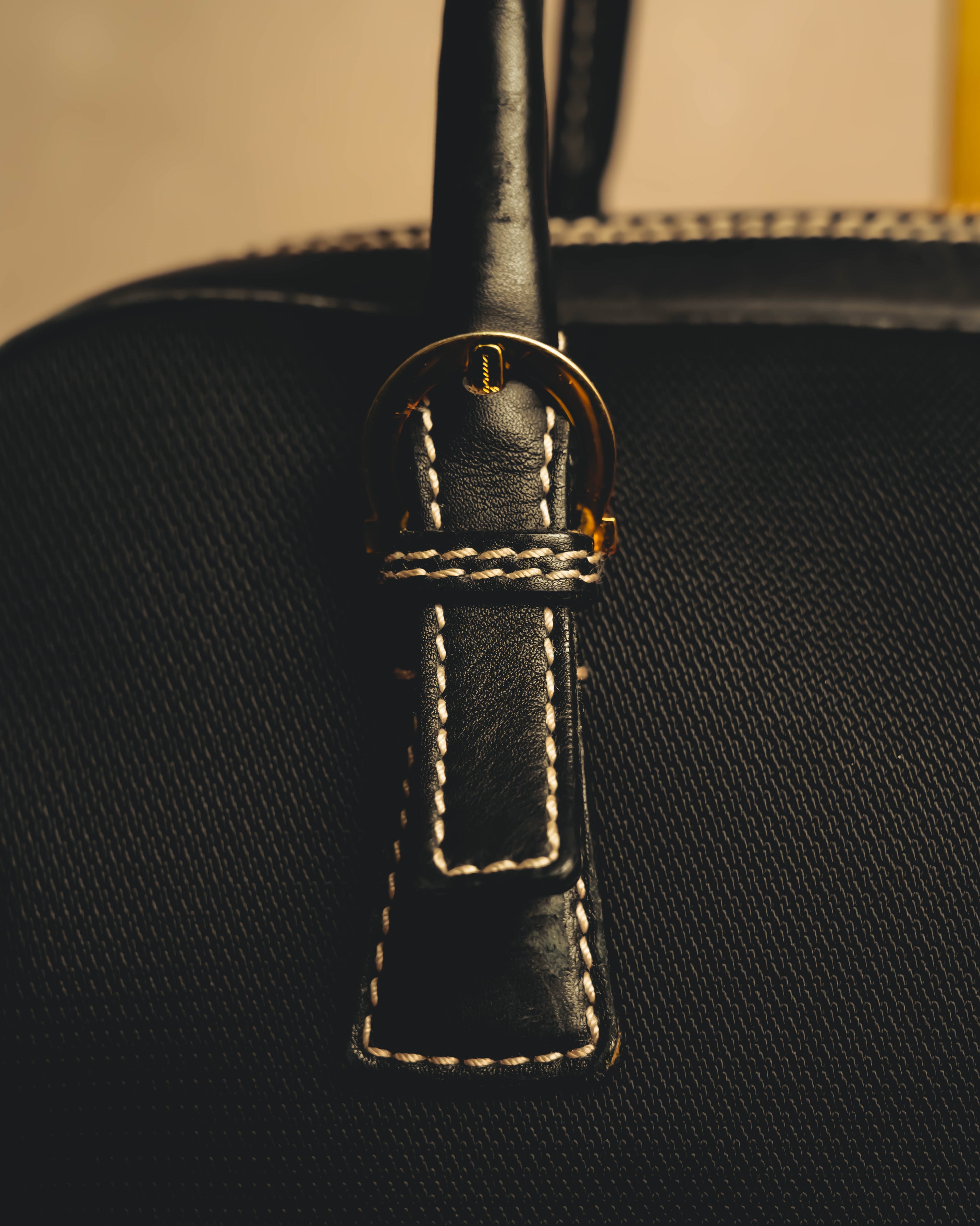 “Salvatore Ferragamo” 90’s-00’s Gancini-detail textured canvas shoulder bag