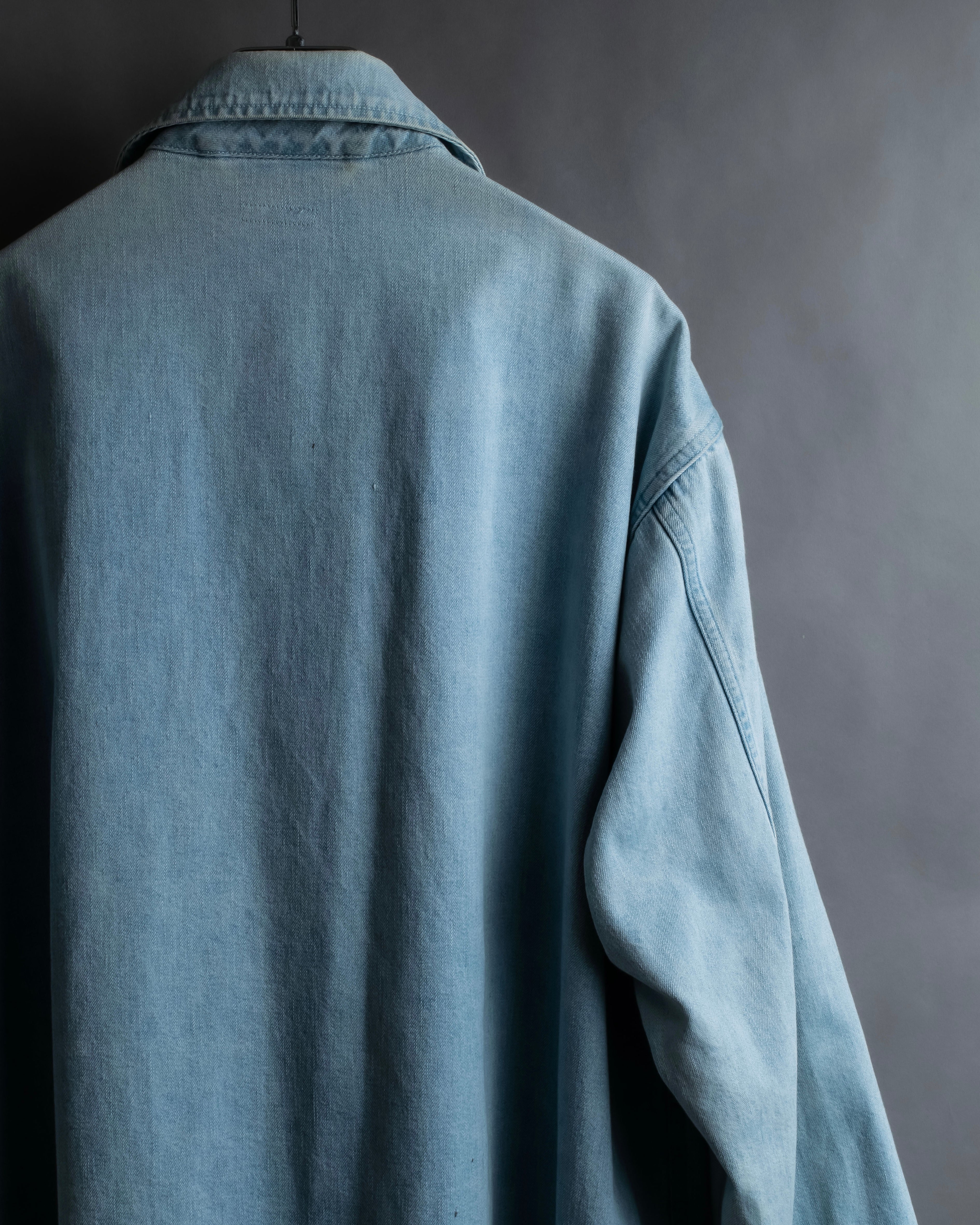 "COMOLI" Flap pocket design oversized denim jacket