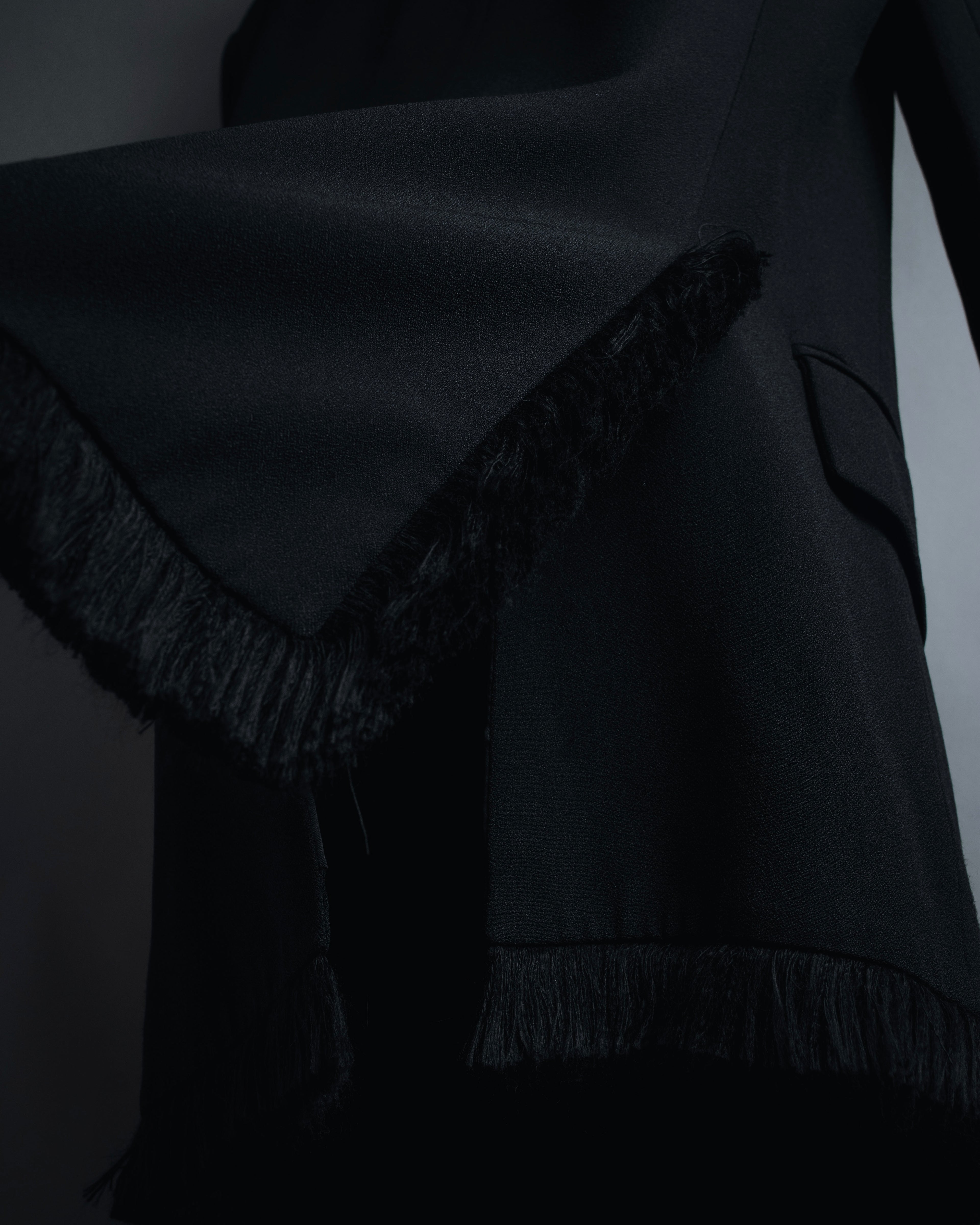 –SPECIAL– "Christian Dior"
98SS fringed peak lapel double breasted jacket