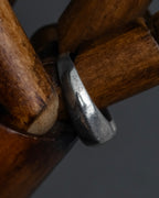 "Vintage bulging organic design silver 925 ring"