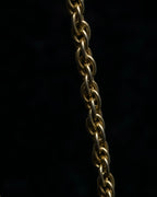 "BURBERRYS" Equestrian logo engraved motif necklace