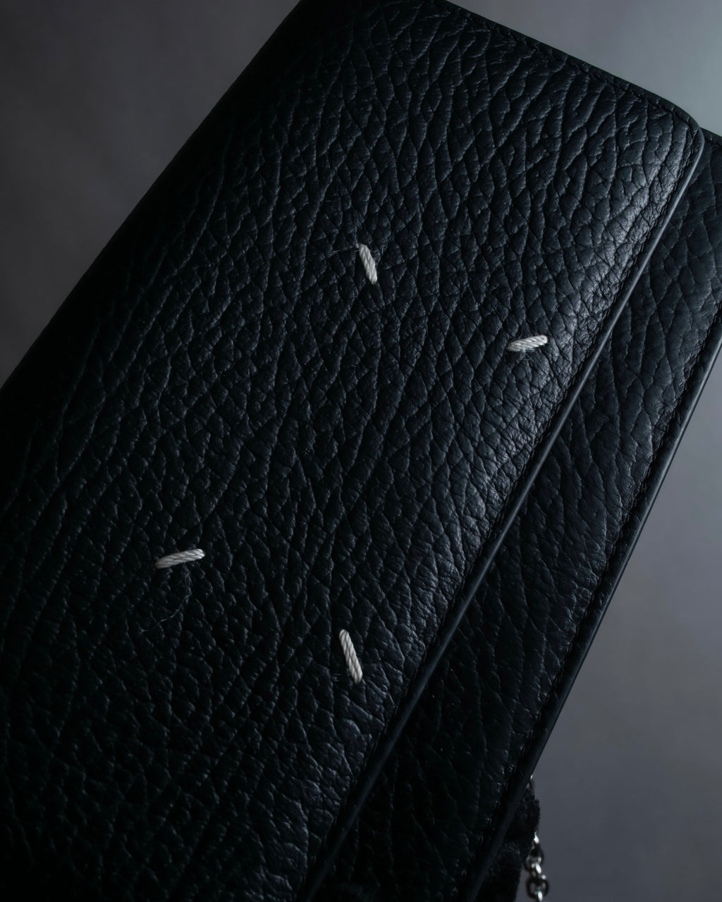 "MAISON MARGIELA" Calf leather chain shoulder wallet bag