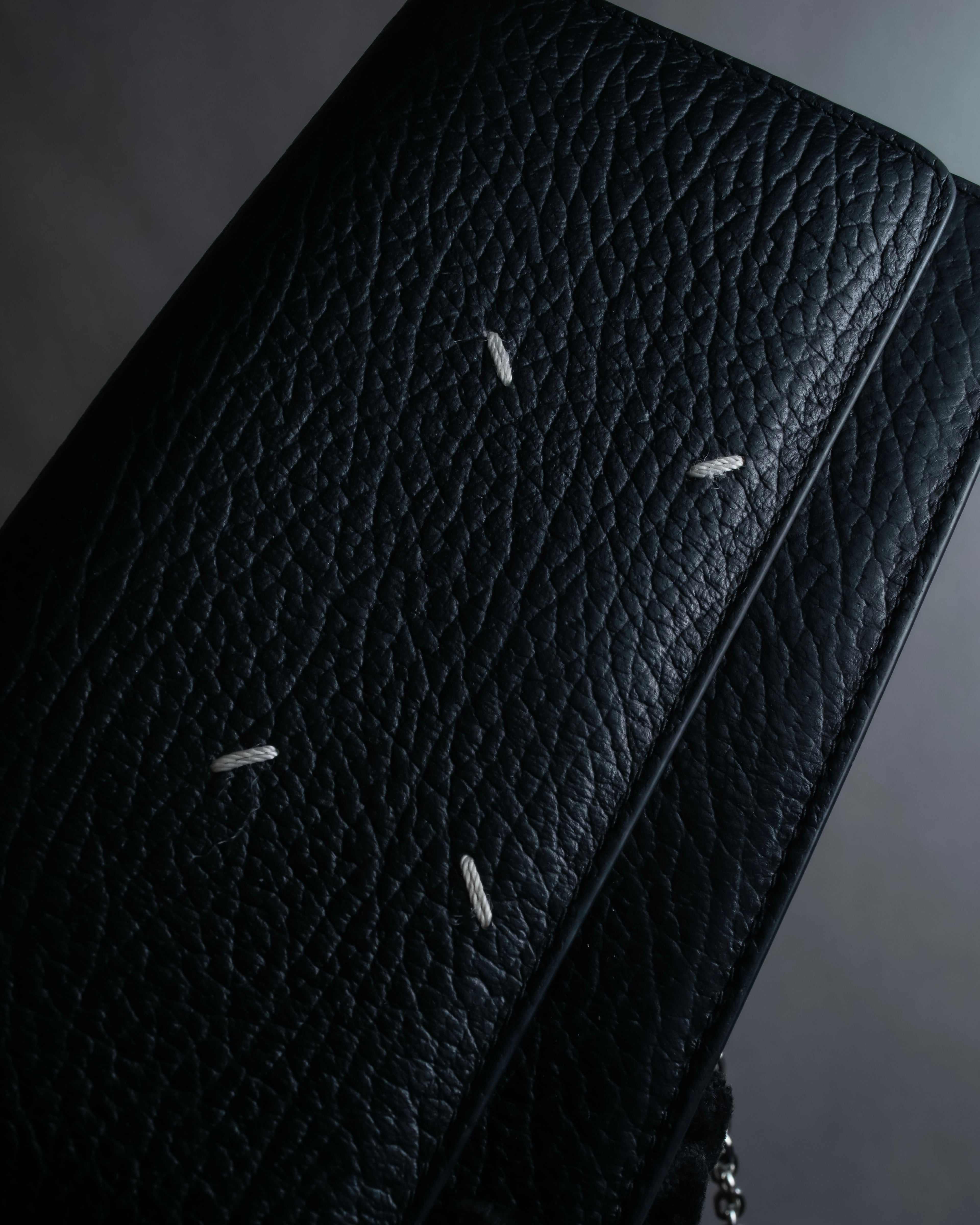 "MAISON MARGIELA" Calf leather chain shoulder wallet bag