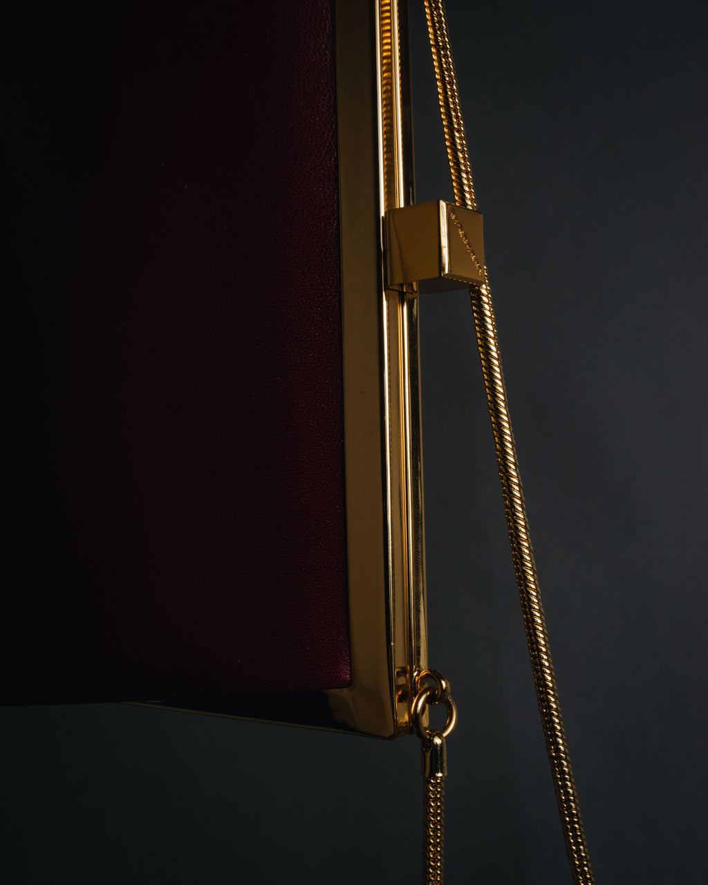 "BURBERRY" 00’s Framed chain formal bag