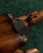 "MAISON MARGIELA" Square-shaped continuous design silver ring