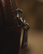 “BALENCIAGA” 80’s rounded dome leather shoulder bag