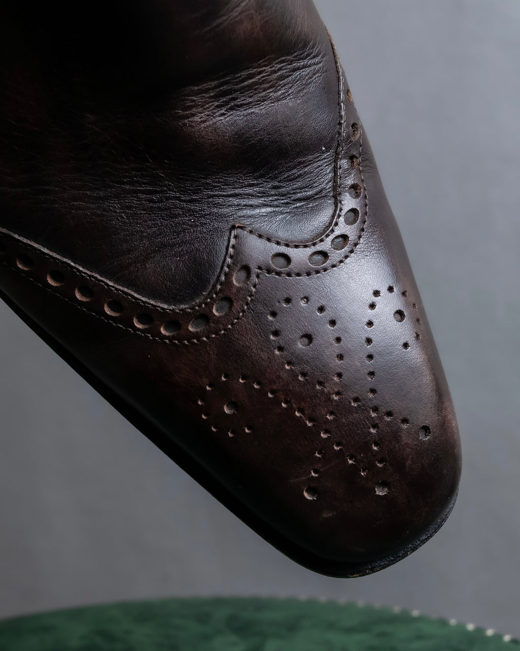 "YVES SAINT LAURENT" Medallion-embellished square heel boots