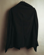 –SPECIAL– "Yohji Yamamoto" 98AW Sculptural asymmetric draped wool jacket
