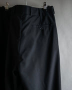"Vintage high-waisted wide tapered slacks"