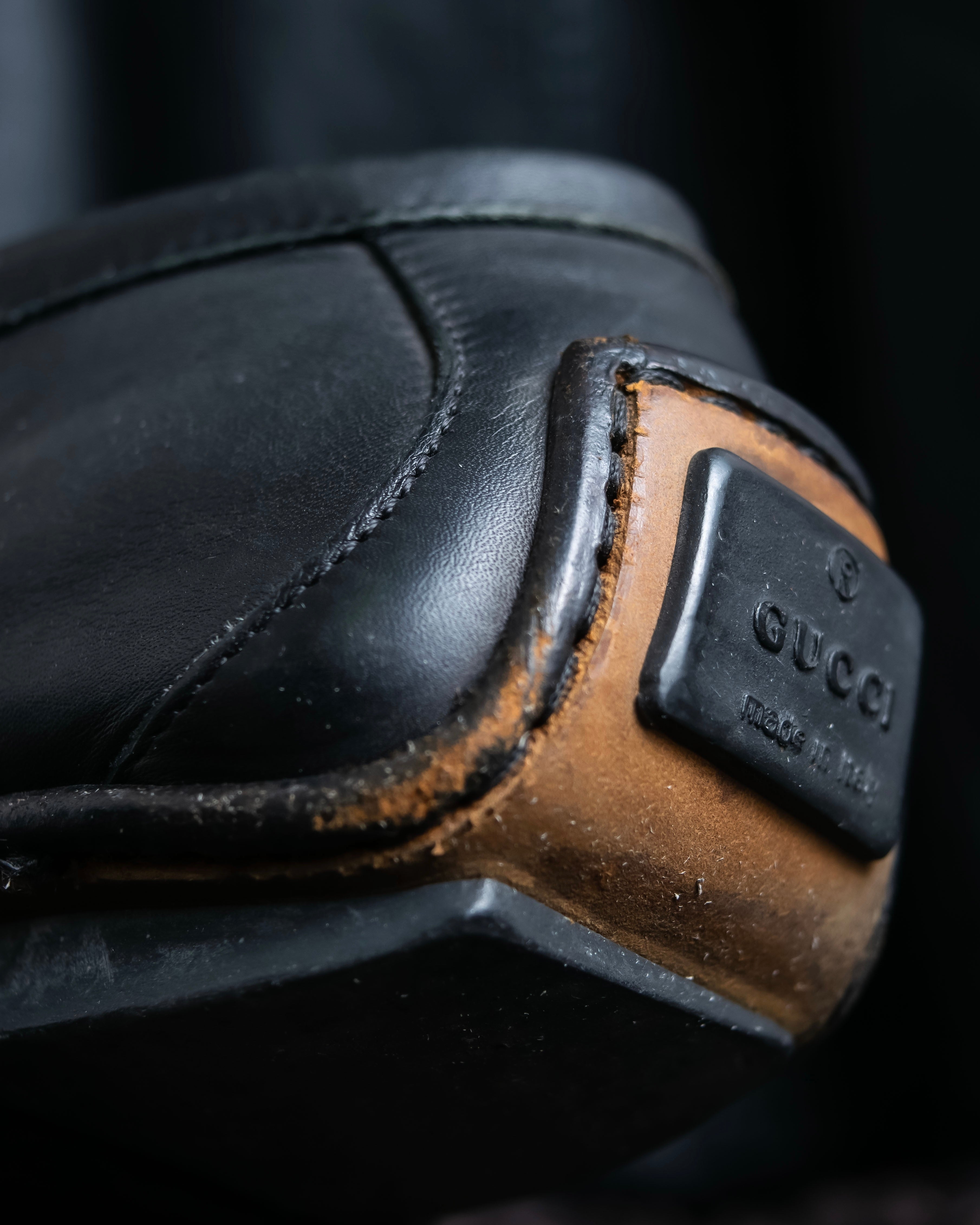 "GUCCI" Shelly line detail driving shoes