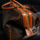 "CELINE" Macadam pattern one handle boston bag