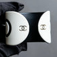 "CHANEL" COCO mark spell engraved bangle