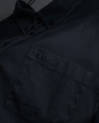 “BALENCIAGA” Button-down collar relaxed shirt