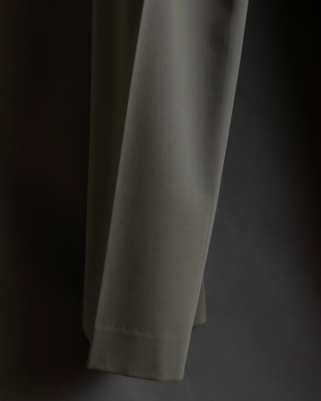 "HERMES" Margiela period silk wide straight slacks