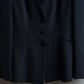 "GIORGIO ARMANI" 100% silk shawl collar shaped tailored jacket