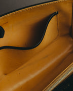 "CELINE" 70's-80's Classic horsebit leather shoulder handbag