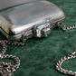 "Alexandar McQueen" Jewelry docking silver chain 2way mini bag