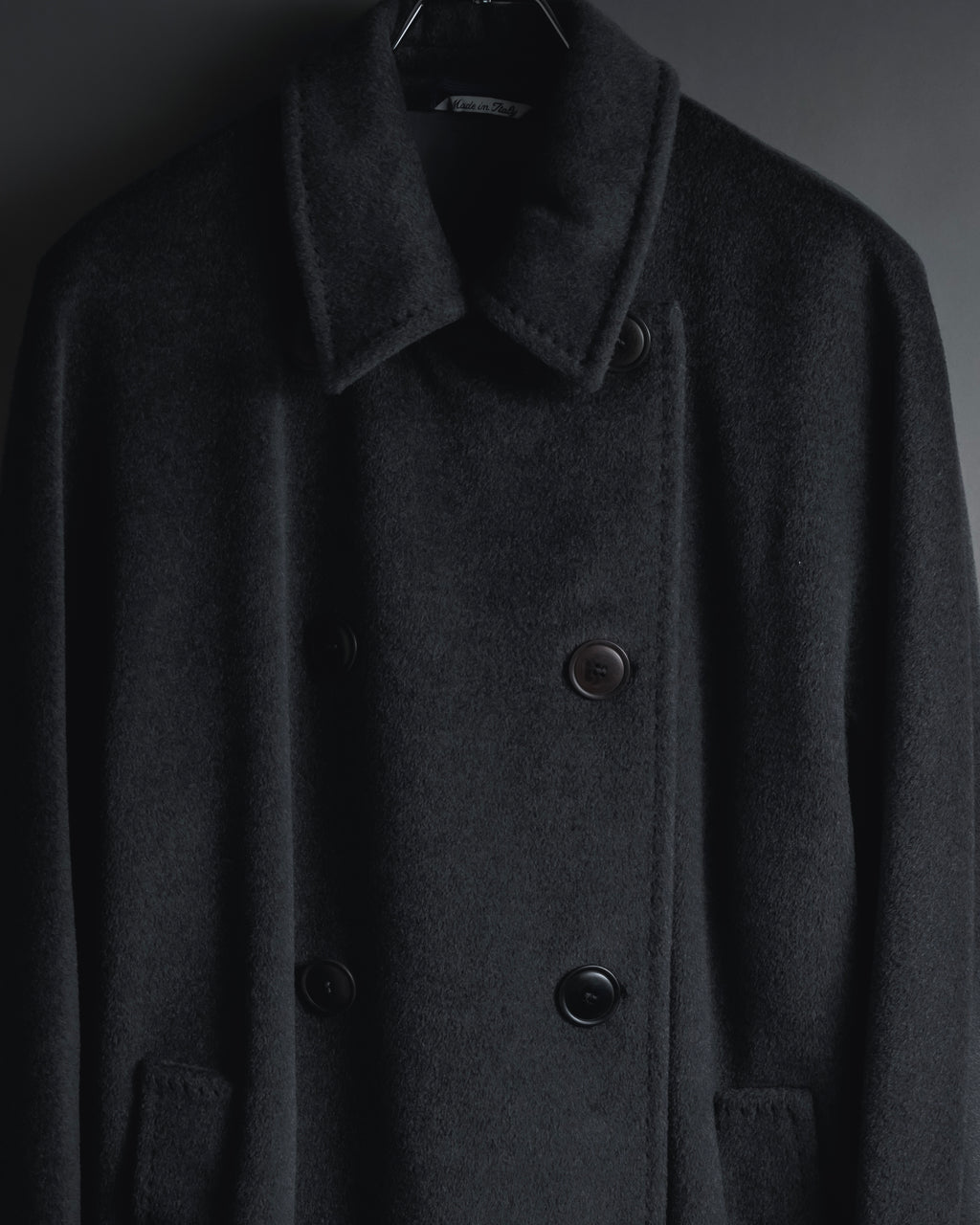 "MARINA RINALDI" Double-breasted minimal over coat