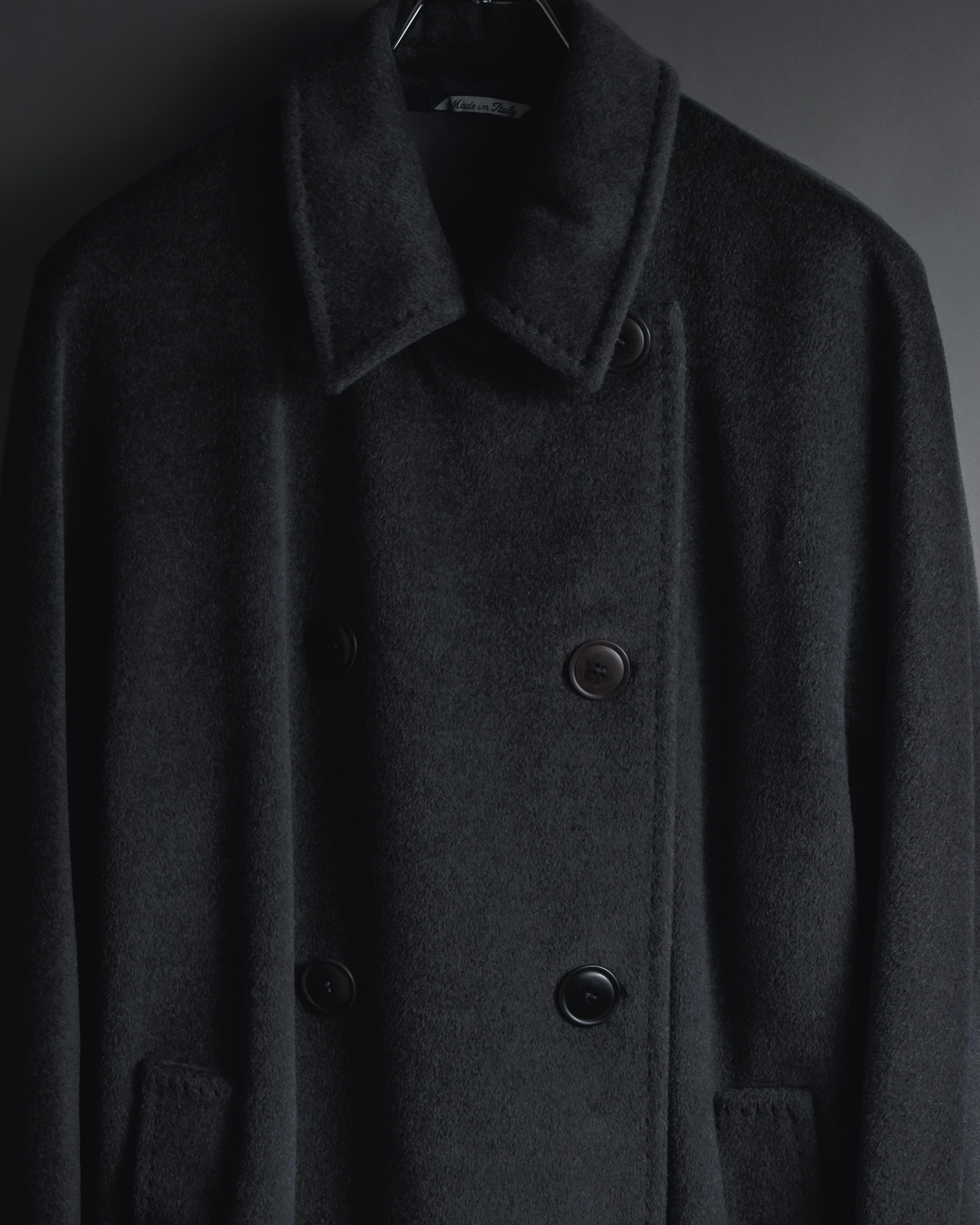 "MARINA RINALDI" Double-breasted minimal over coat