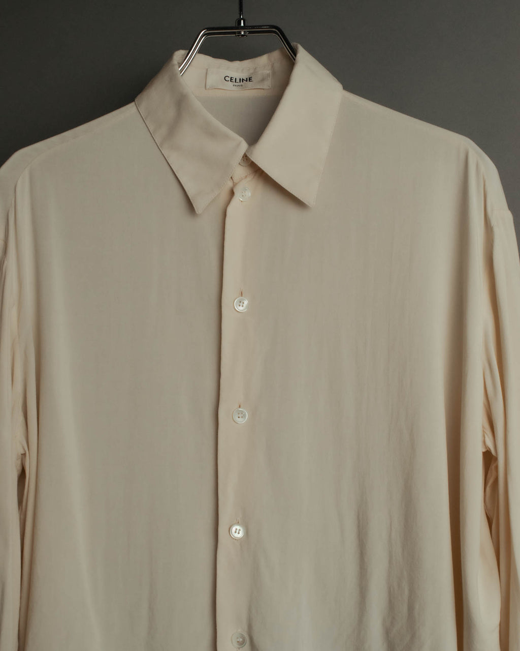 “CELINE” 2019-2024 Short length viscose shirt