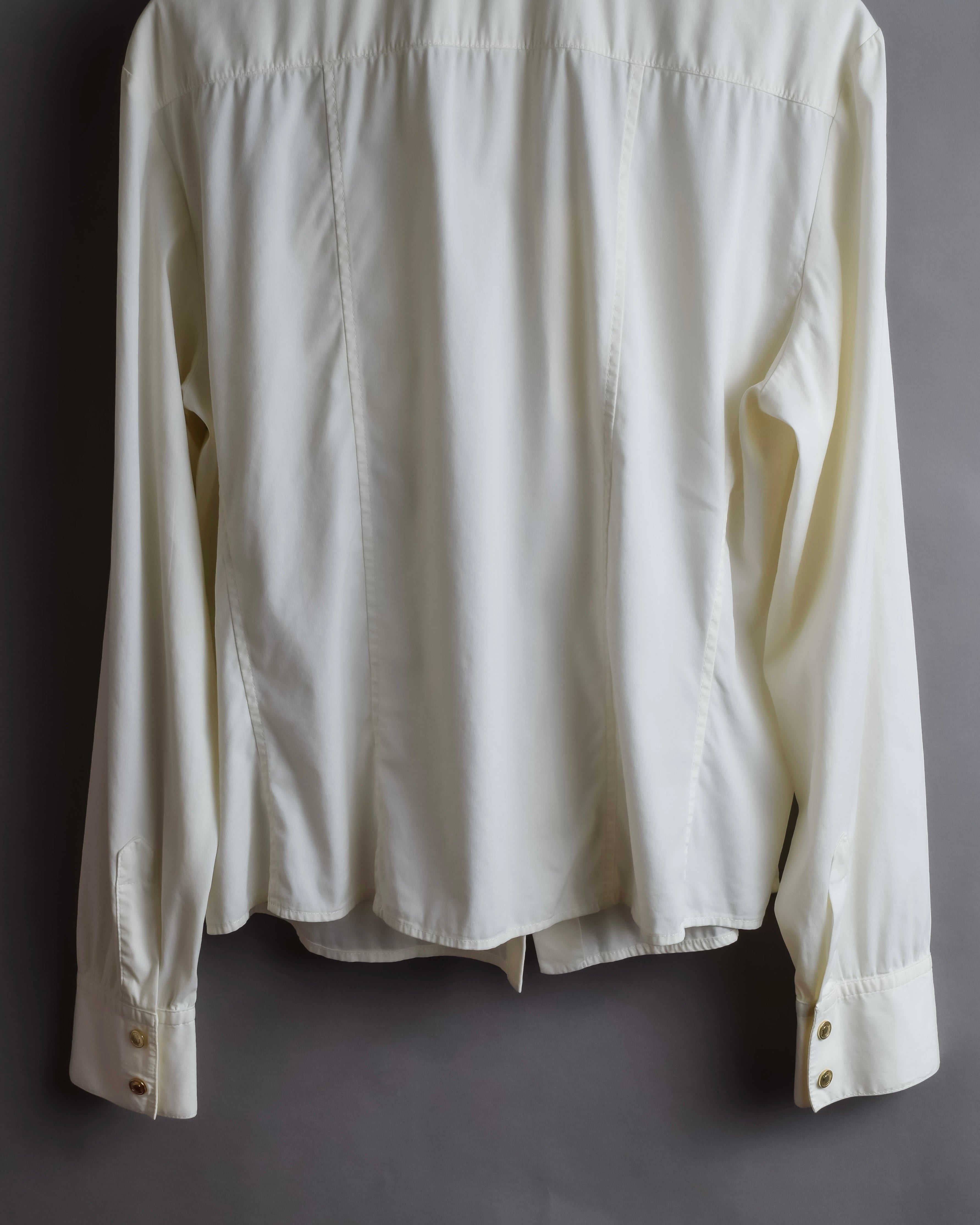 "GUCCI" Double zip pocket design box cut shirt