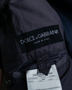 "Dolce & Gabbana" Lightly brushed liner-equipped trench coat