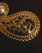 "Christian Dior" 80's-90's Ornate pendant necklace