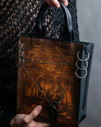 “Jean Paul Gautier” gargoyle printed hand bag