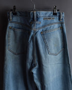 "JEAN PAUL GAULTIER JEANS" Beautiful fade button fly straight denim