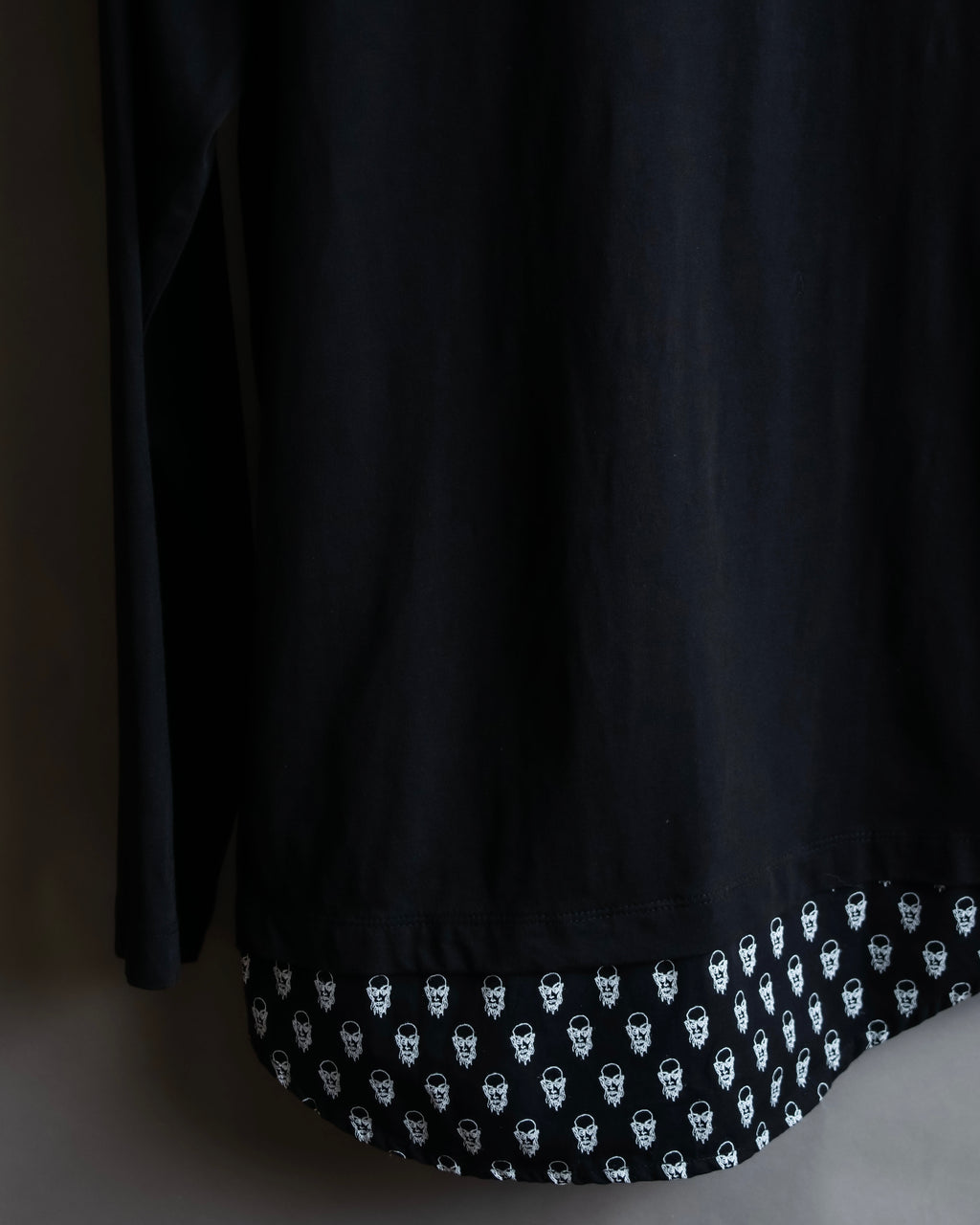 "John Galliano" Tie motif trompe l'oeil design pullover