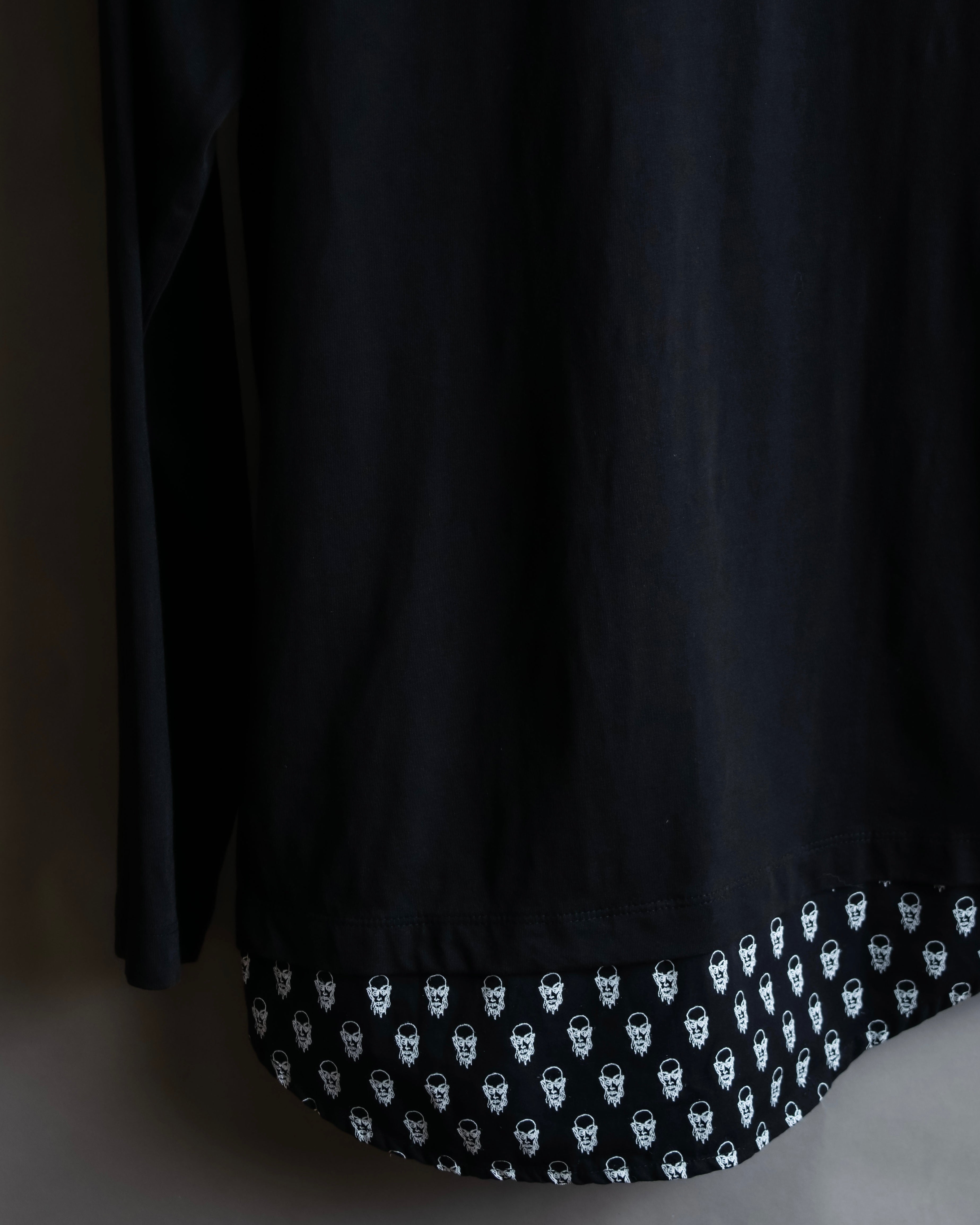 "John Galliano" Tie motif trompe l'oeil design pullover