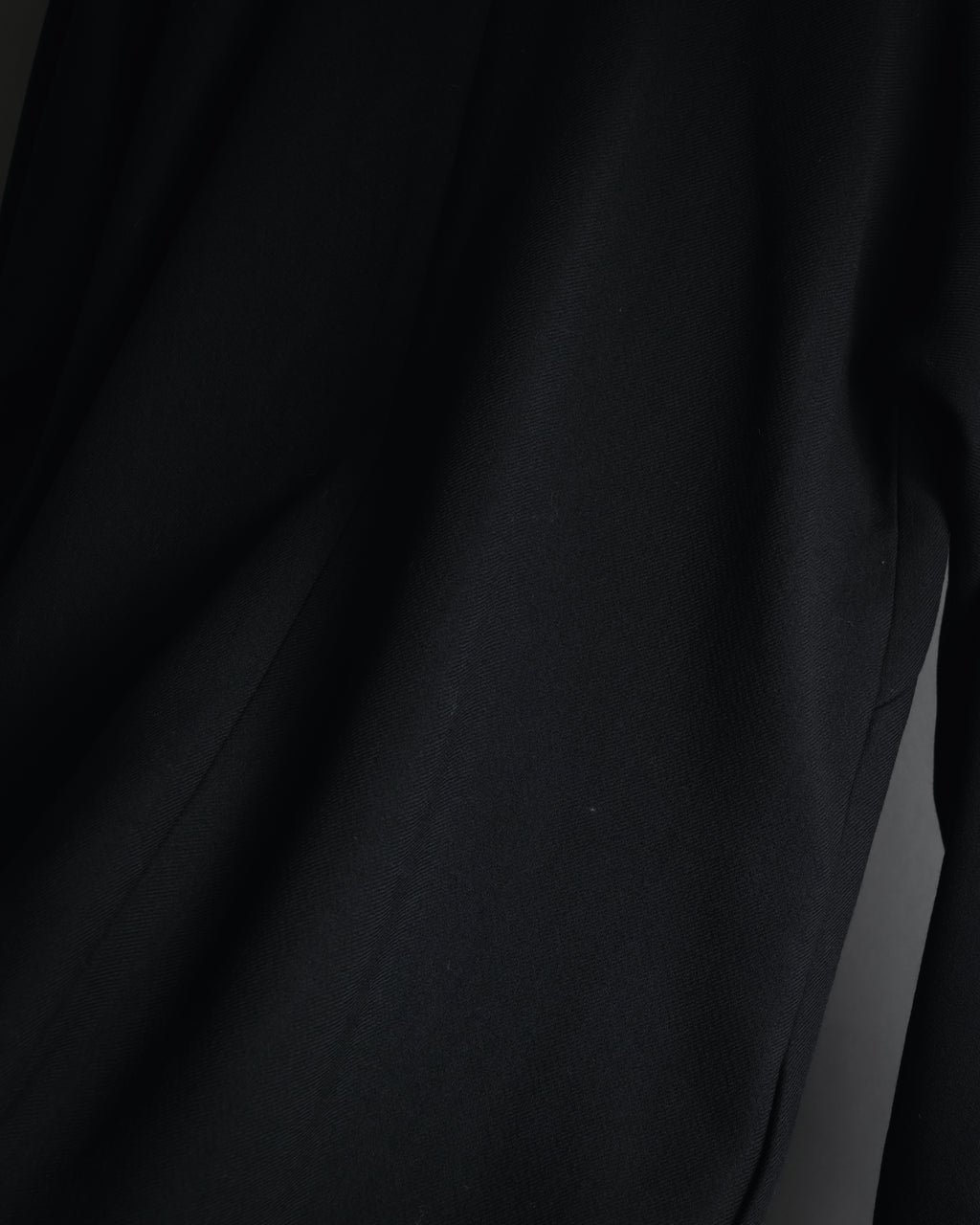 Abrigo de lana de sastrería minimalista de los años 90-00 de Dolce & Gabbana