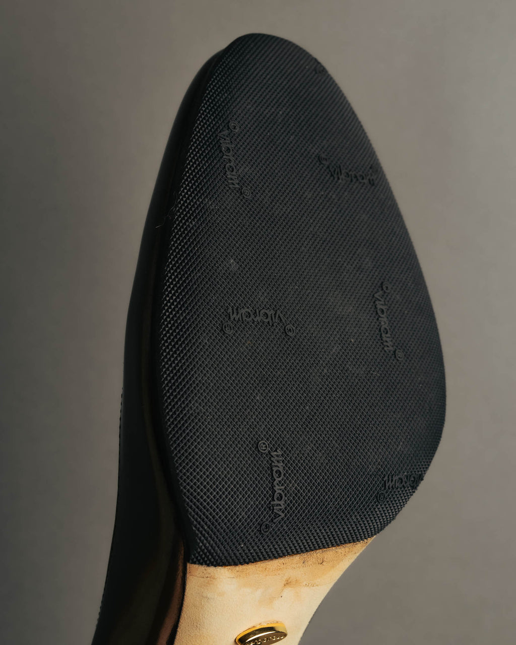 "Sergio Rossi" 00's-10's Glossy black leather high heel pumps
